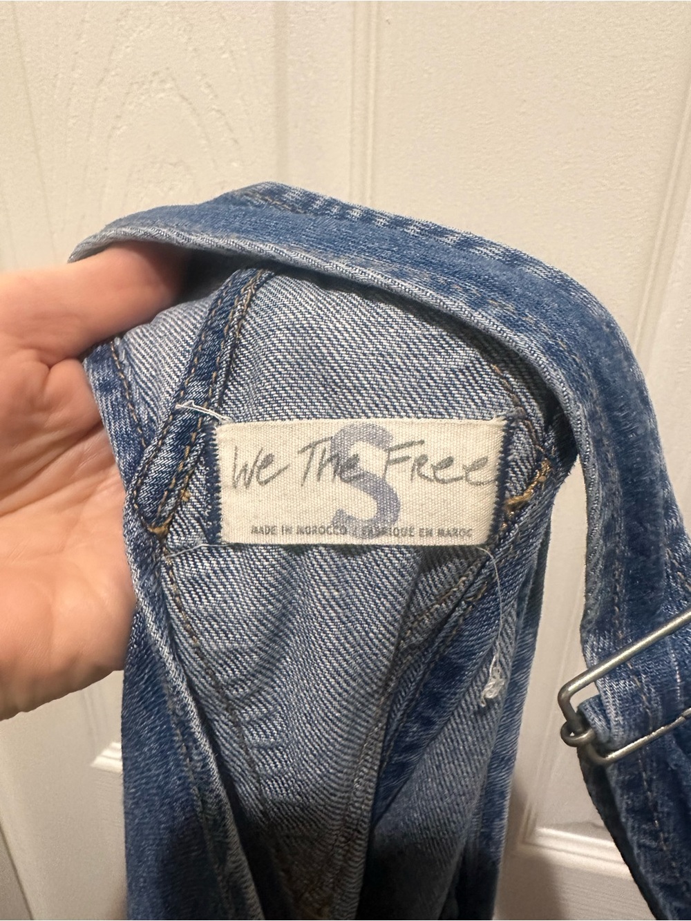 We the free free people Denim Overalls - Classic Blue Women’s Jeans Overalls - Picture 9 of 14